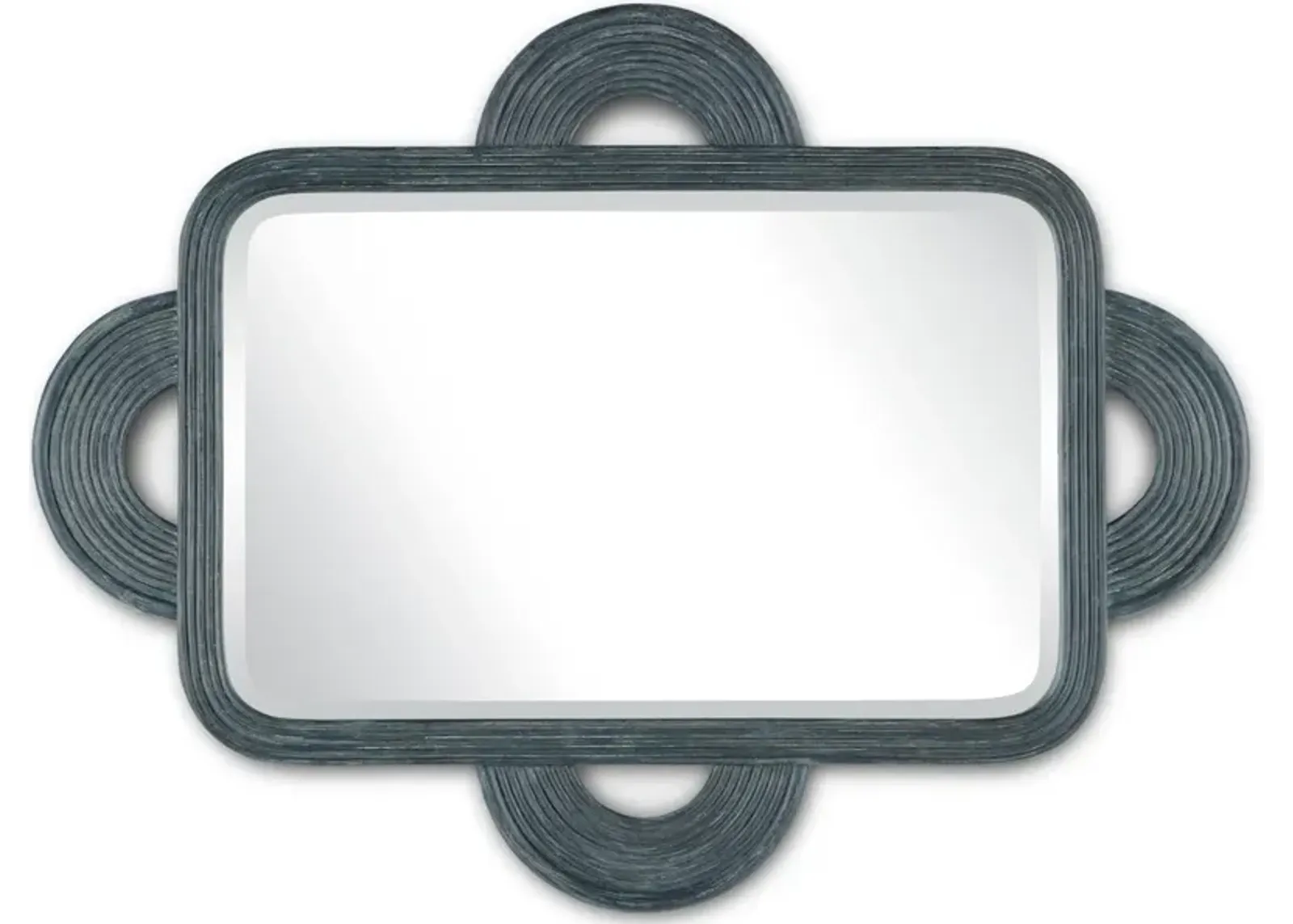 Santos Vintage Navy Rectangular Mirror