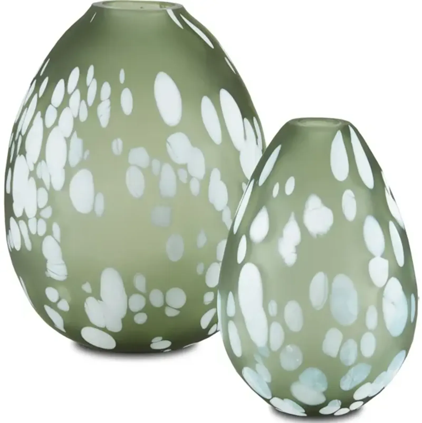 Hana Green Vase Set of 2