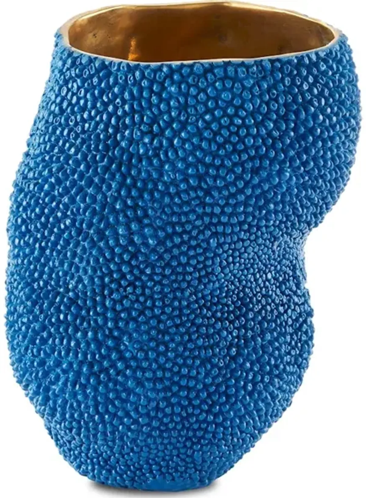 Jackfruit Small Cobalt Blue Vase