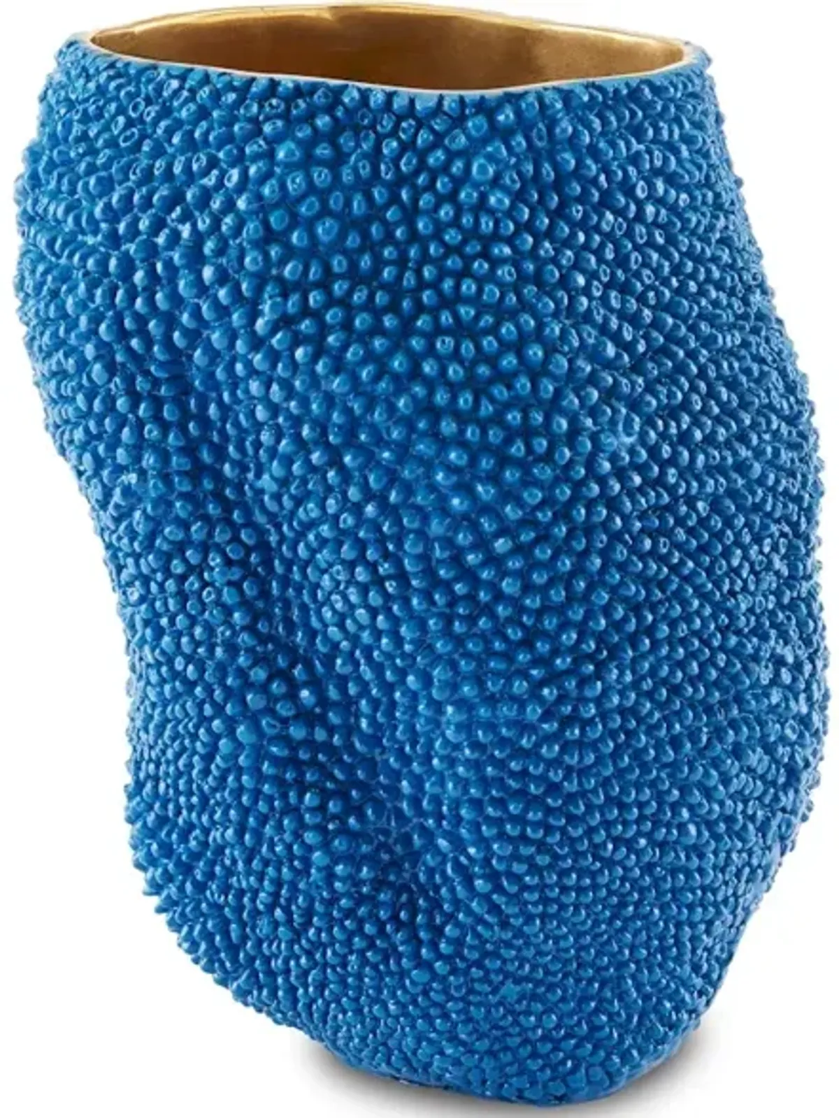 Jackfruit Small Cobalt Blue Vase