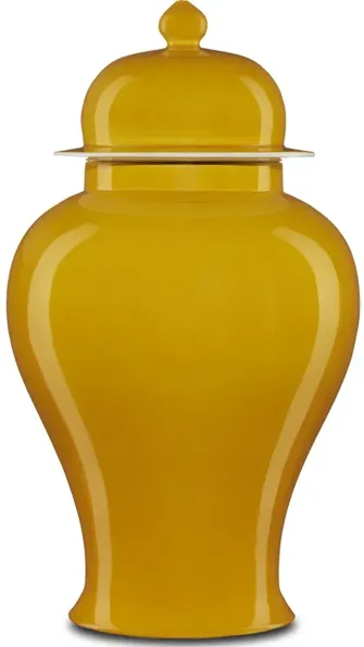 Imperial Yellow Temple Jar