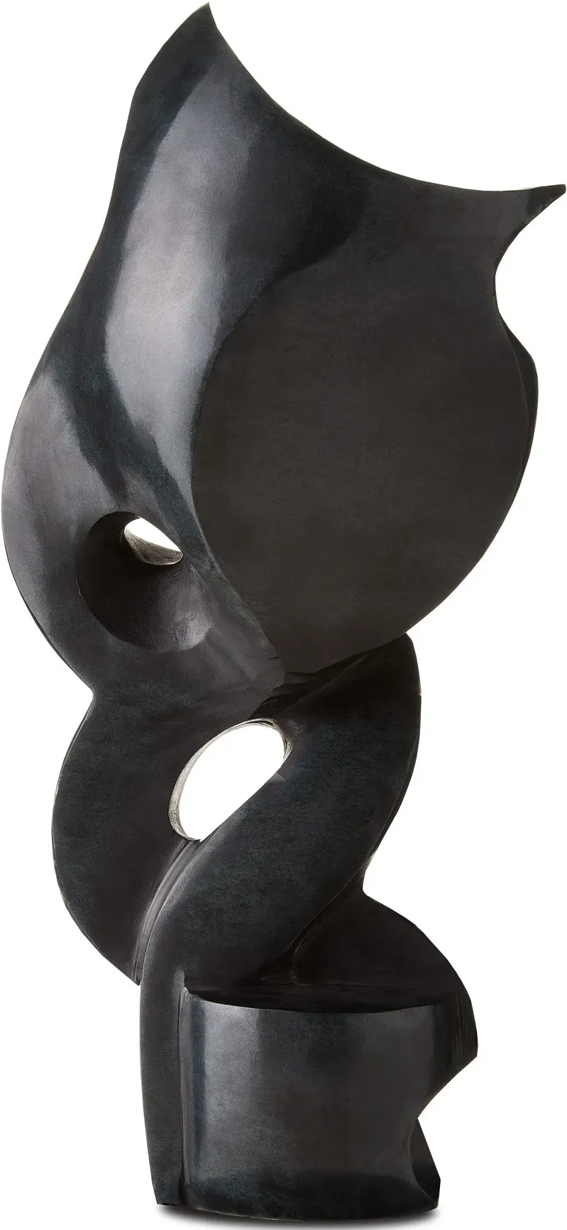 Roland Black Marble Abstract Sculpture