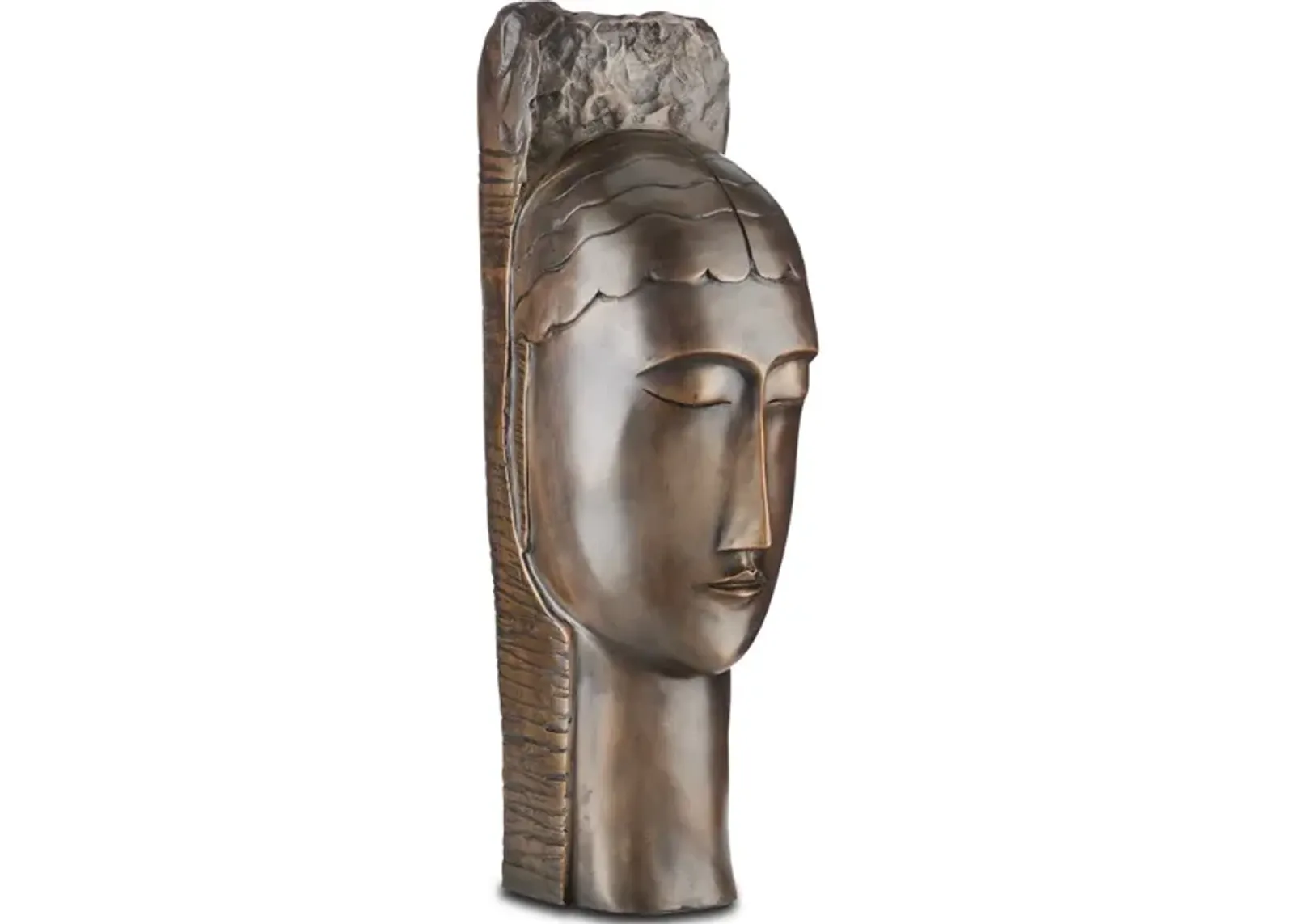 Art Deco Head Bronze