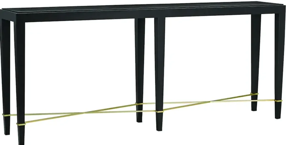 Verona Black Console Table