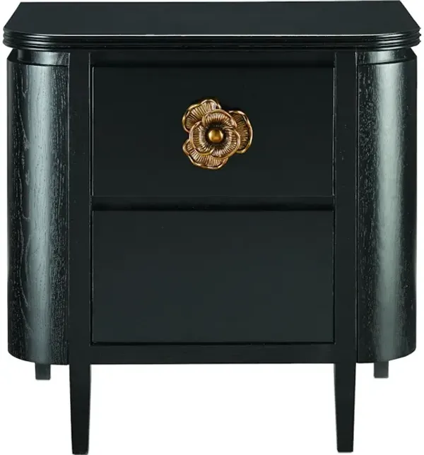 Briallen Black Nightstand