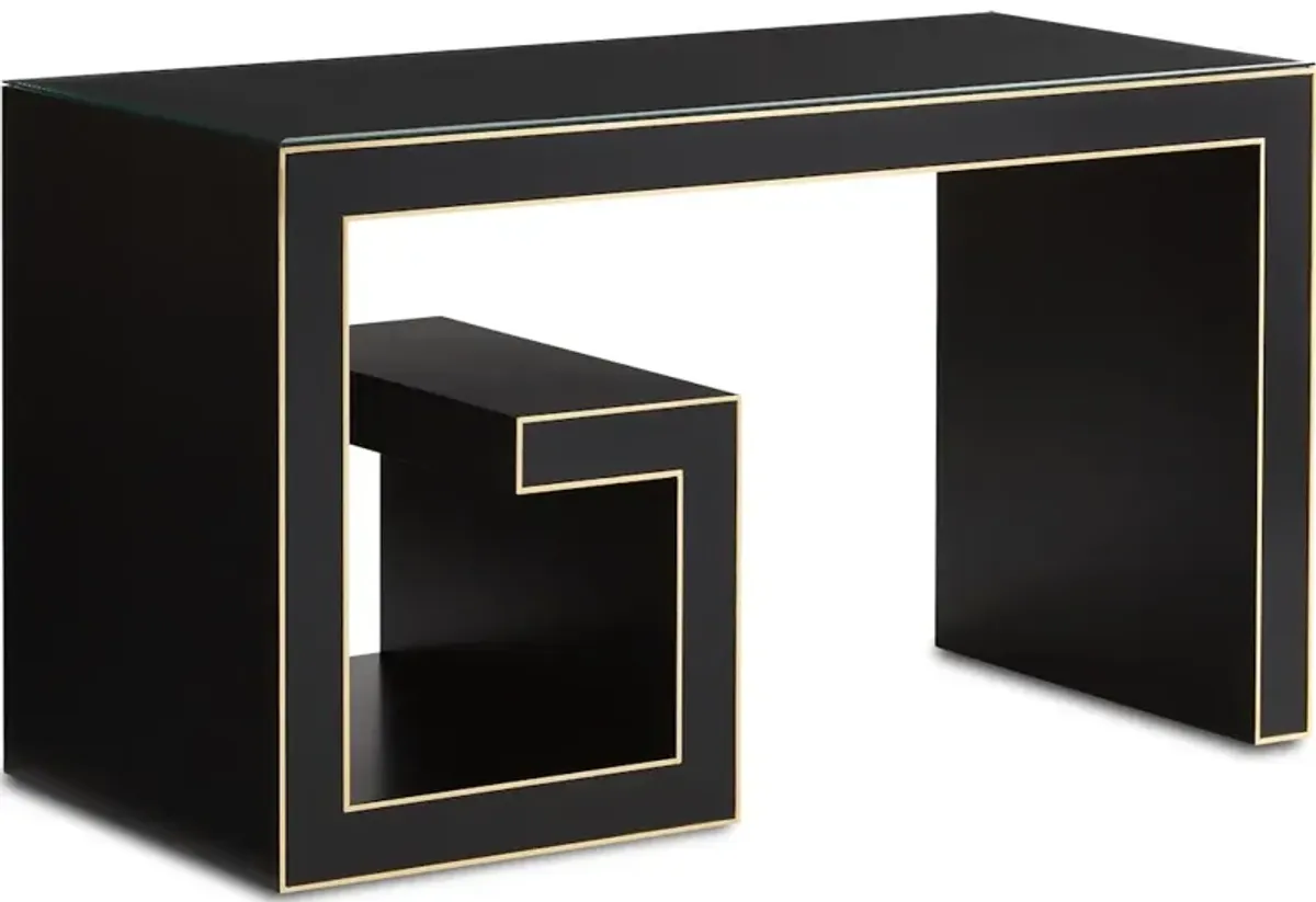 Artemis Black Writing Desk