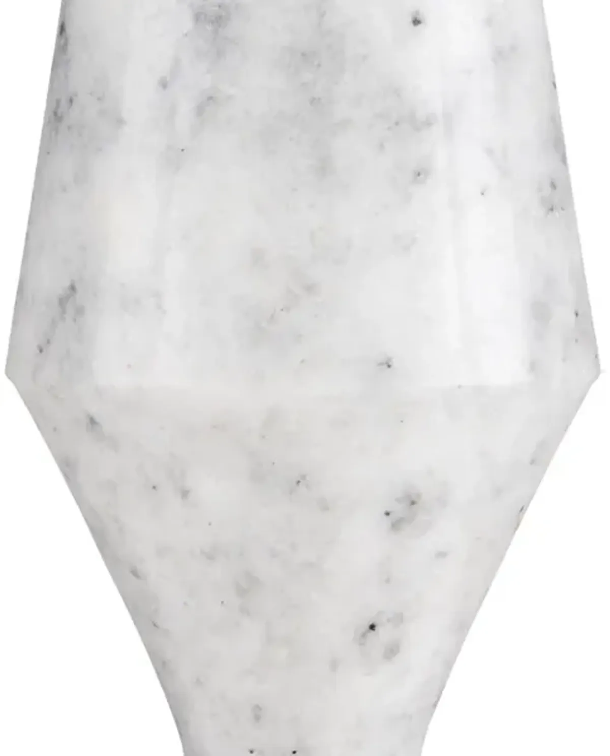 Quince White Marble Accent Table