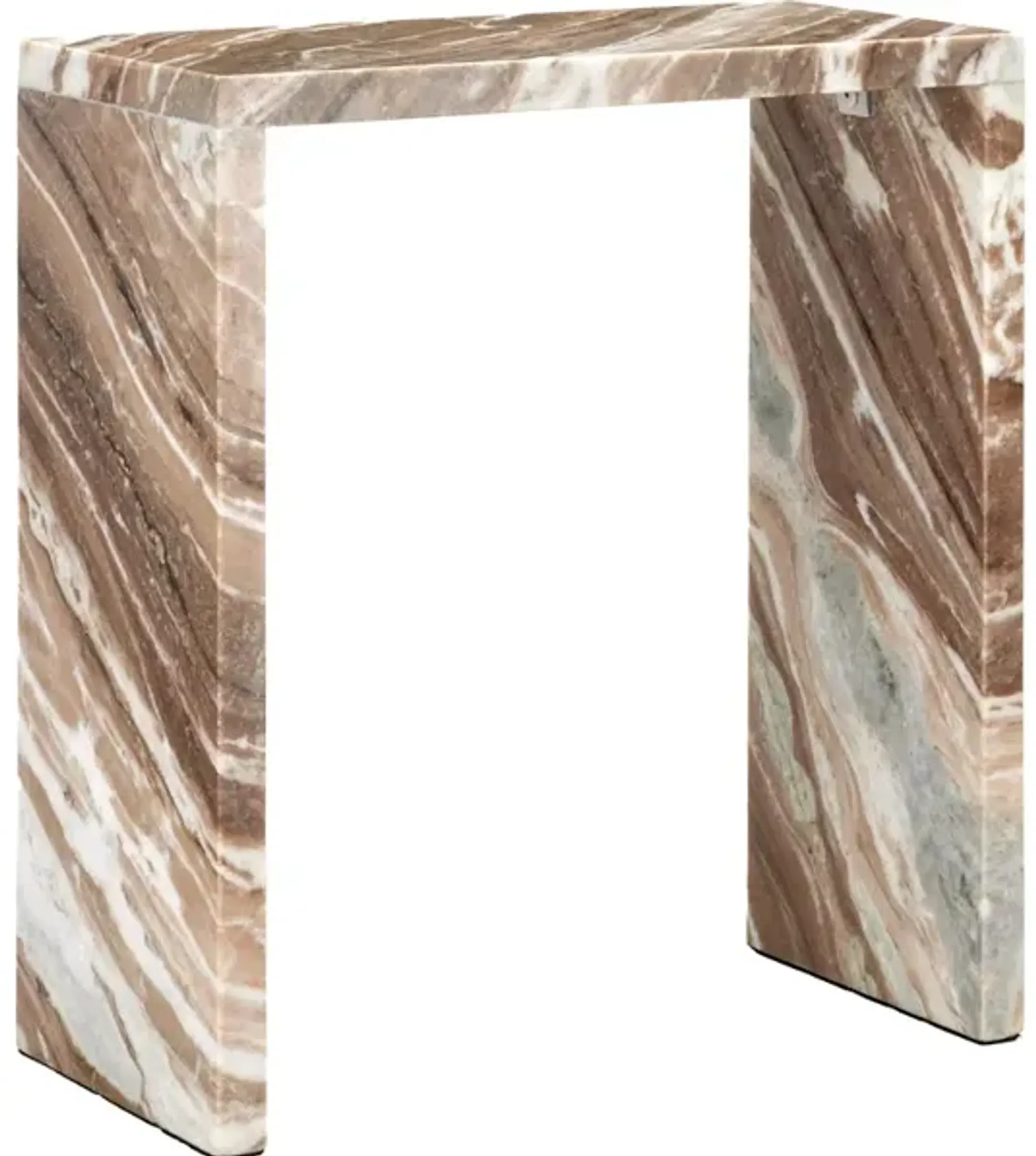 Ryan Brown Marble Side Table