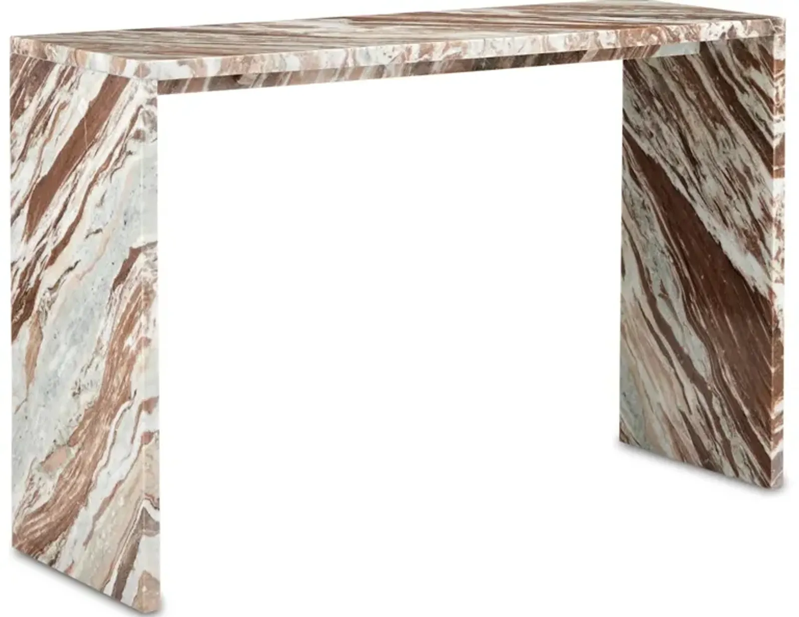 Ryan Brown Marble Console Table