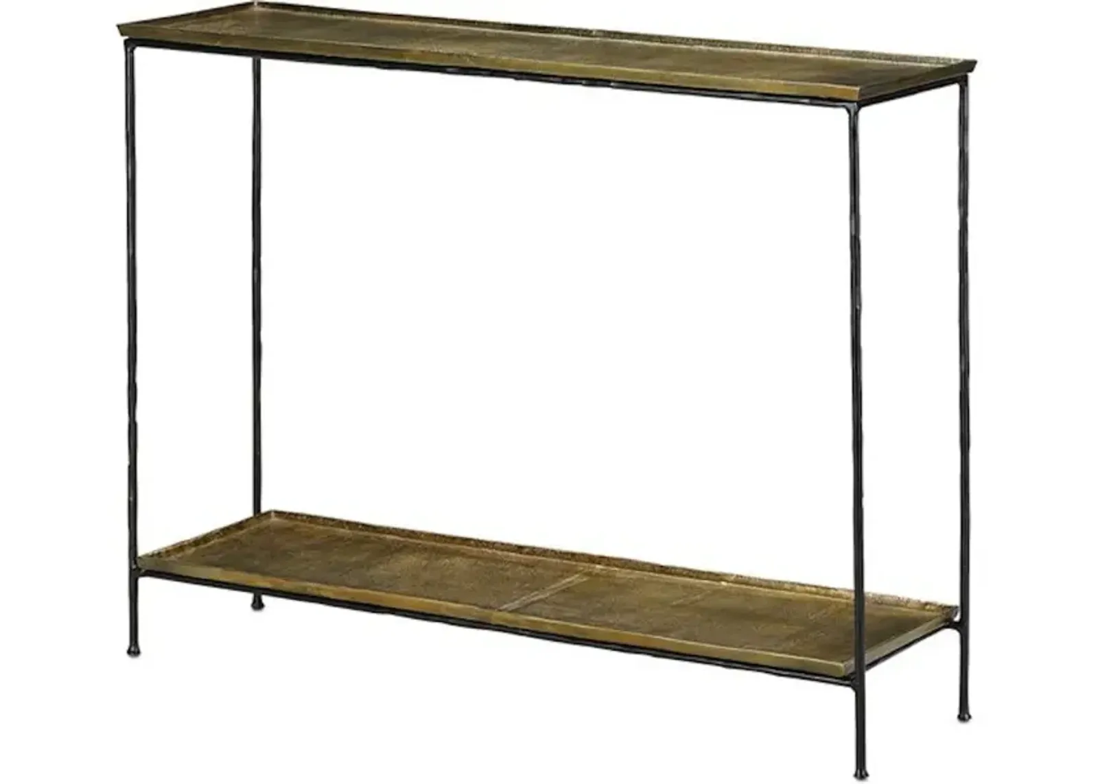 Boyles Brass Console Table