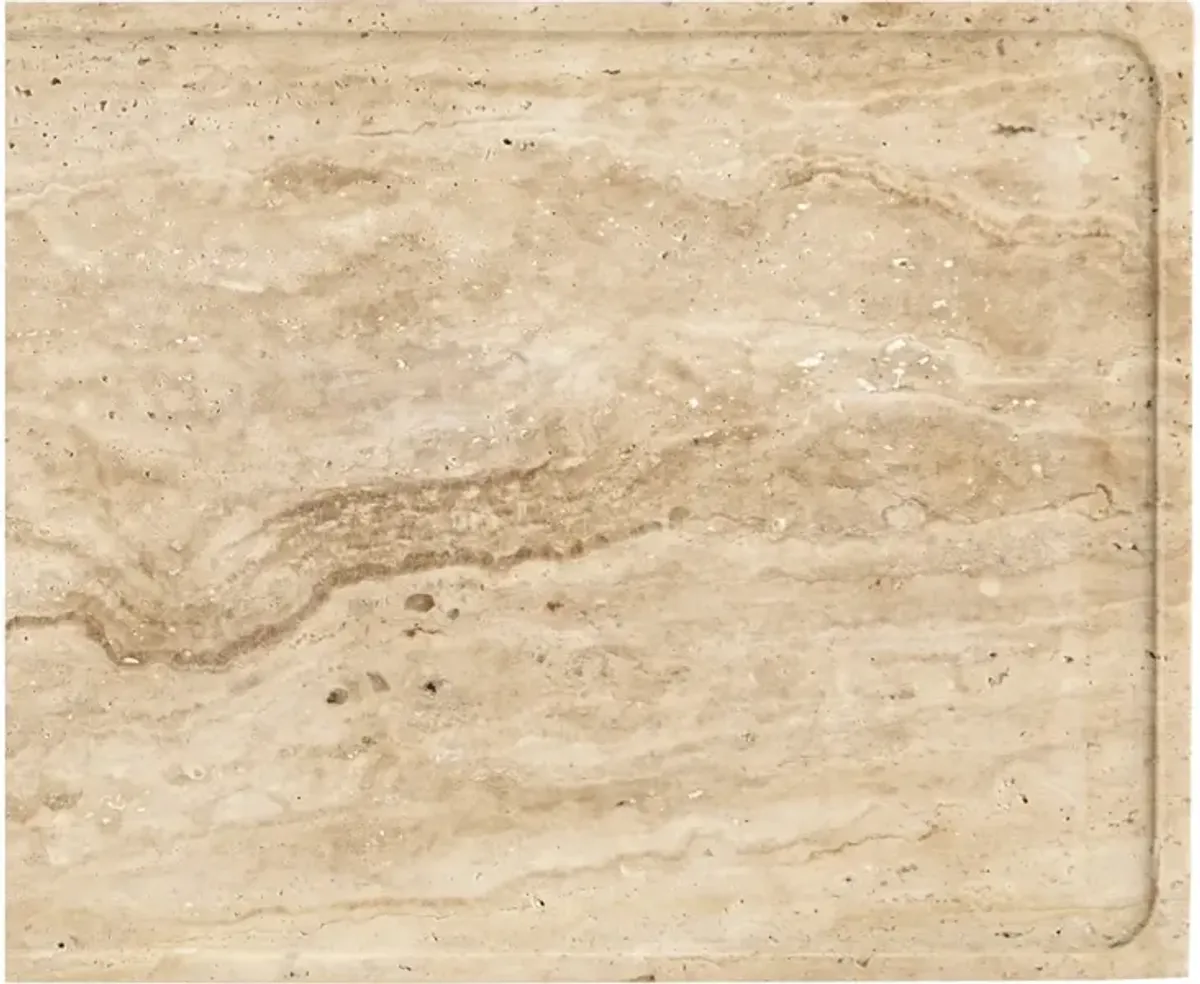 Boyles Travertine C Table