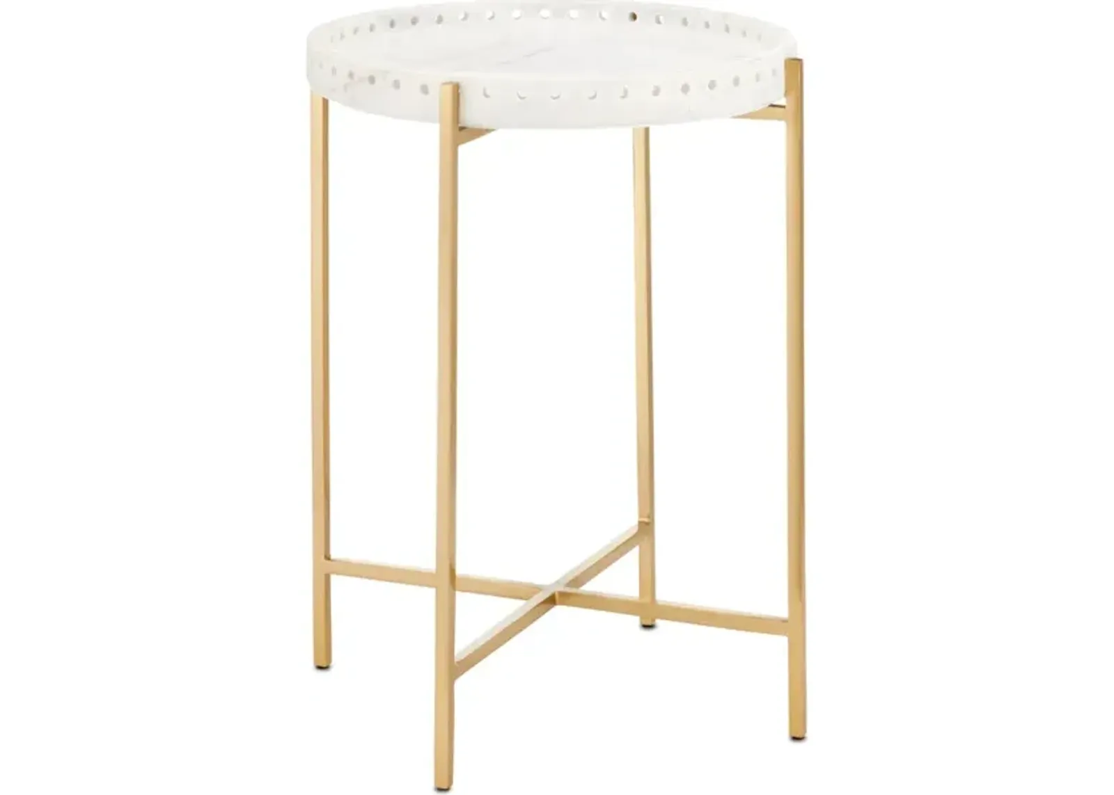 Freya Marble Accent Table