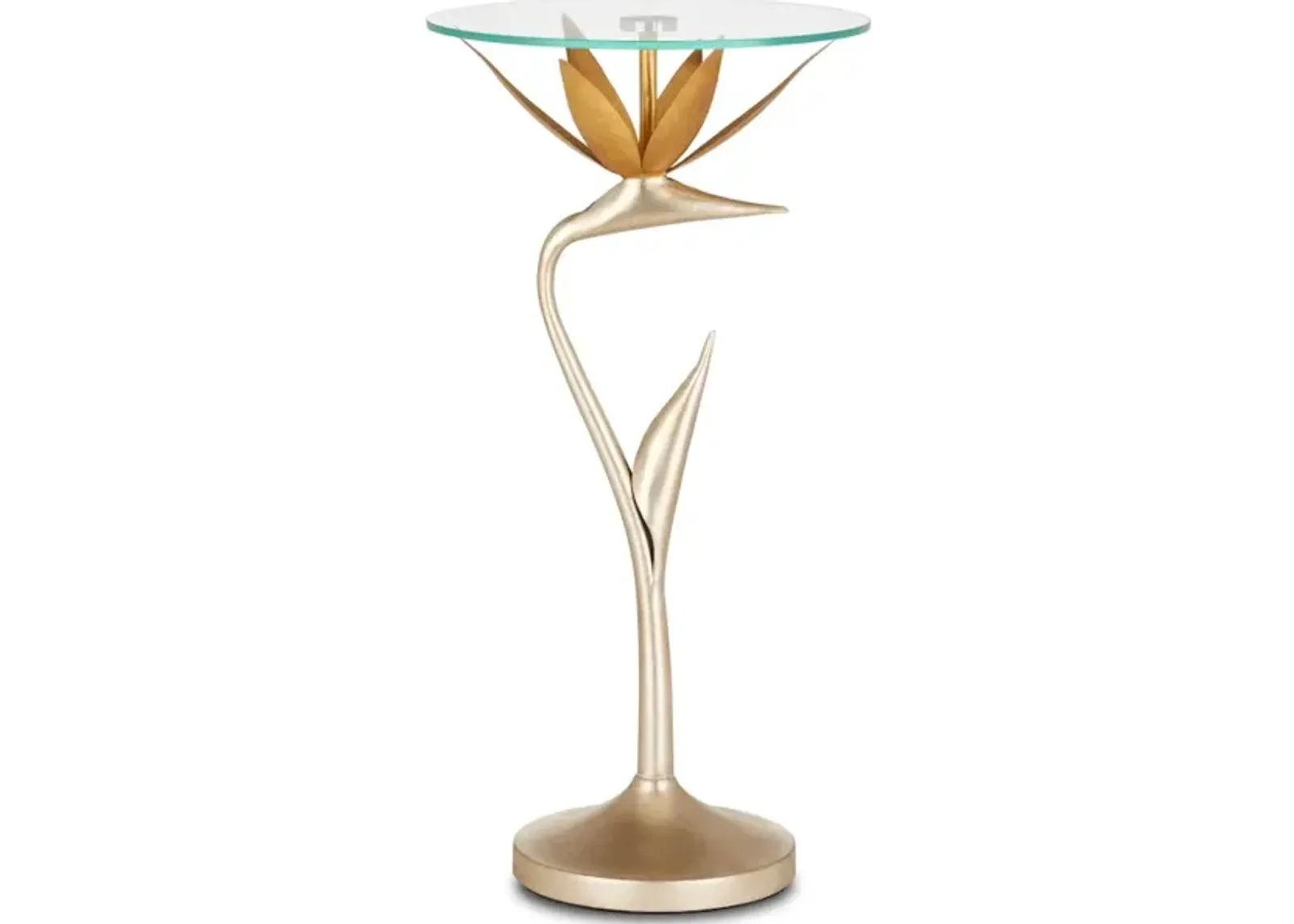 Paradiso Gold and Silver Accent Table