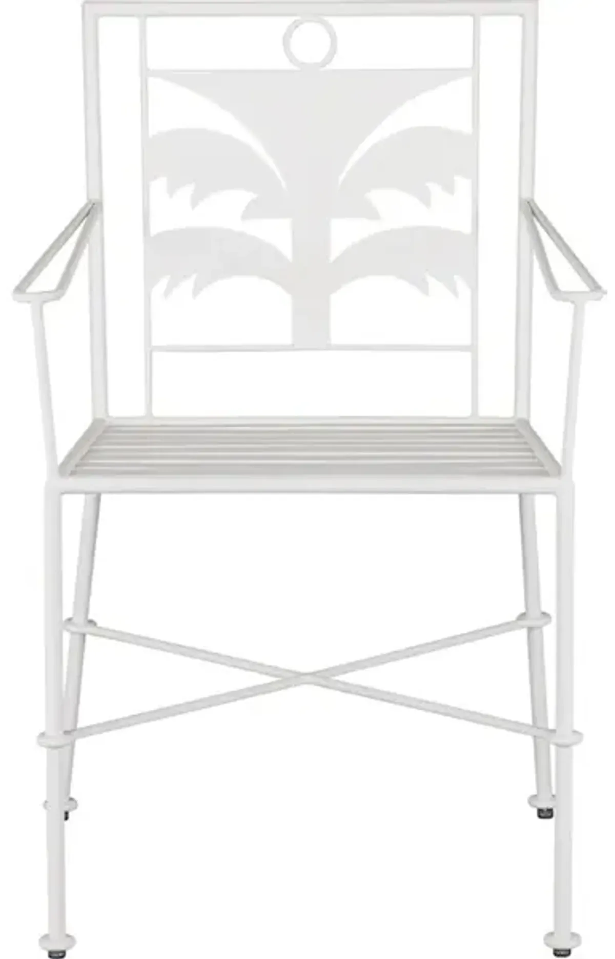 Las Palmas White Armchair