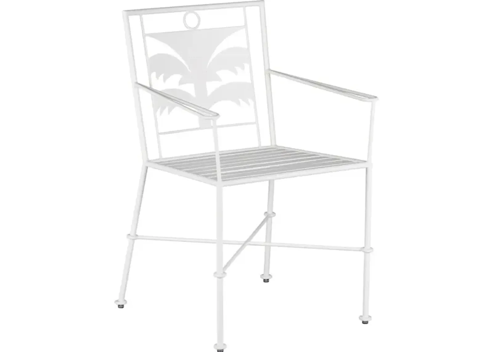 Las Palmas White Armchair