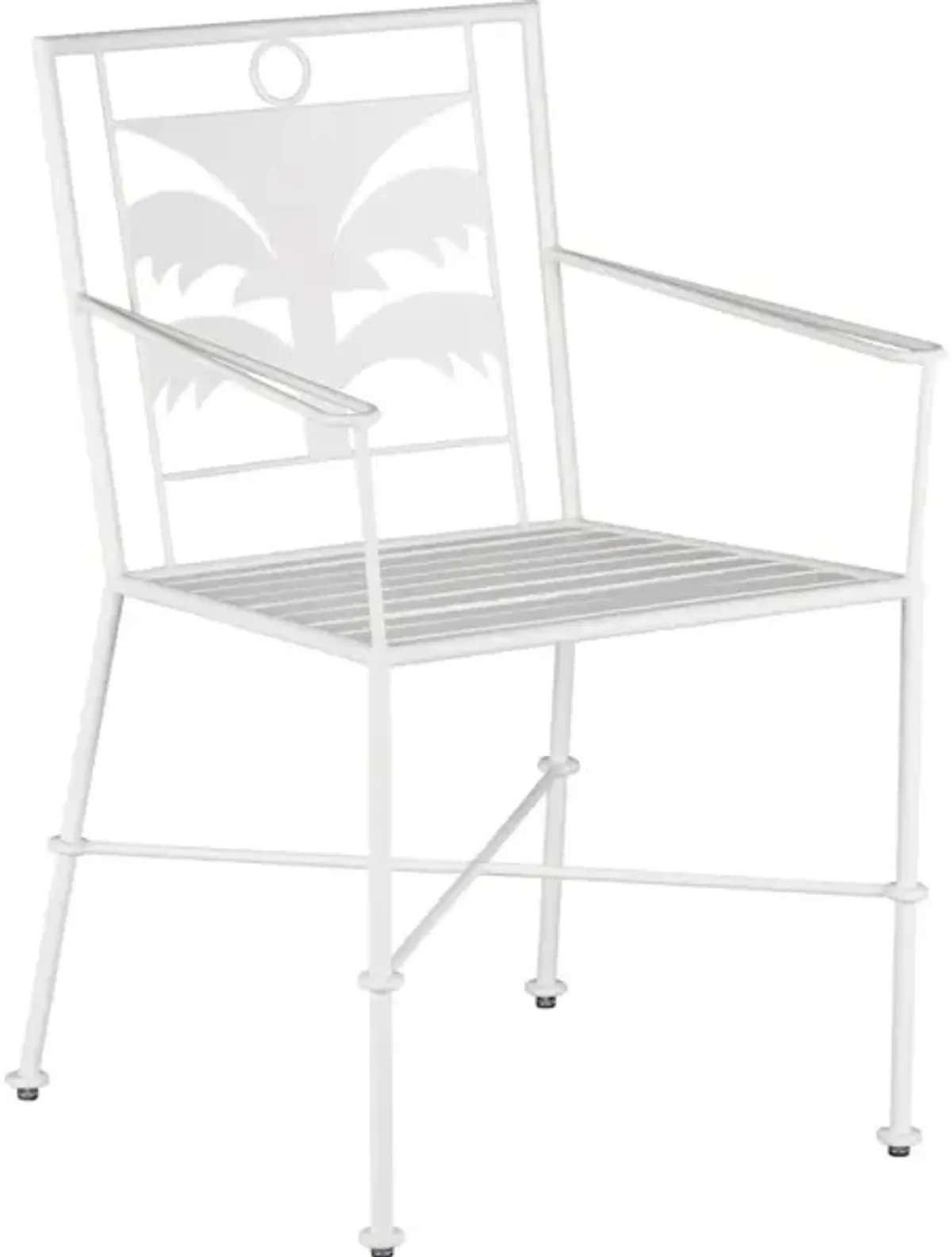 Las Palmas White Armchair