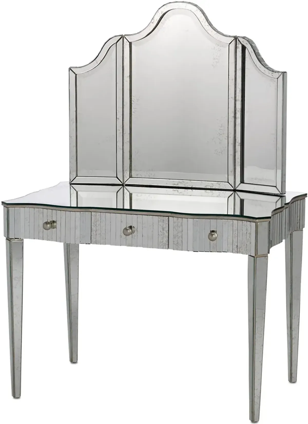 Gilda Silver Vanity Table