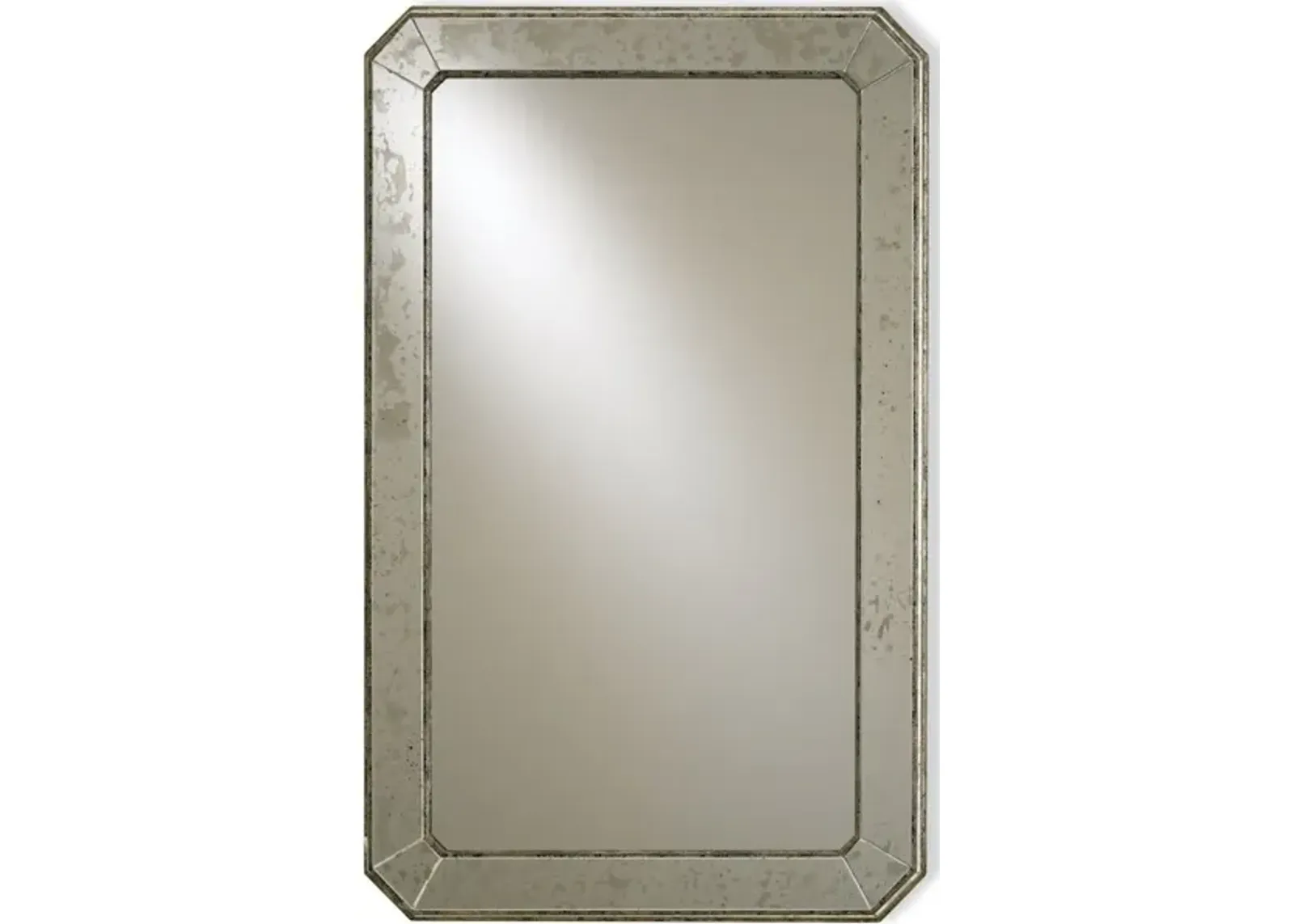 Antiqued Rectangular Mirror