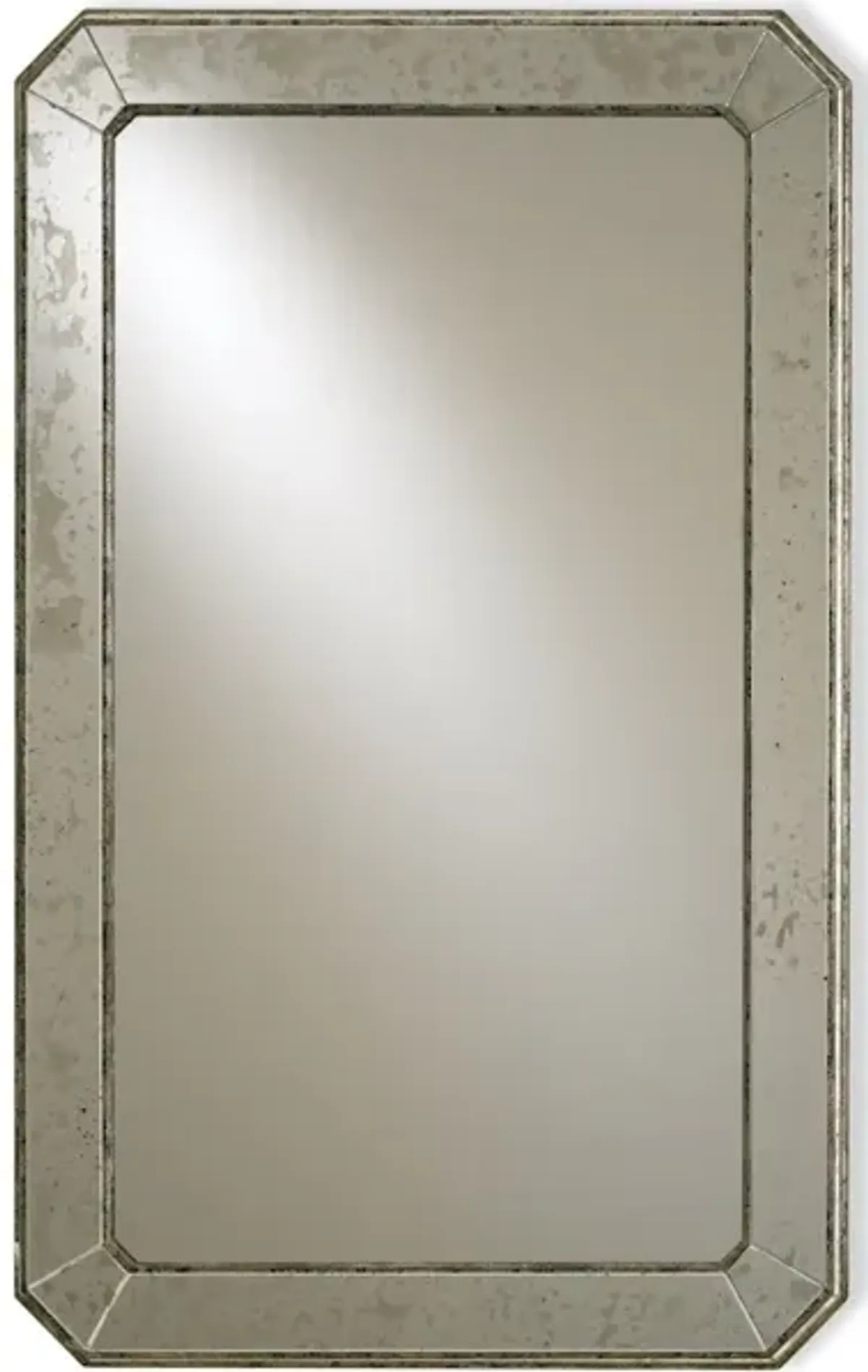 Antiqued Rectangular Mirror