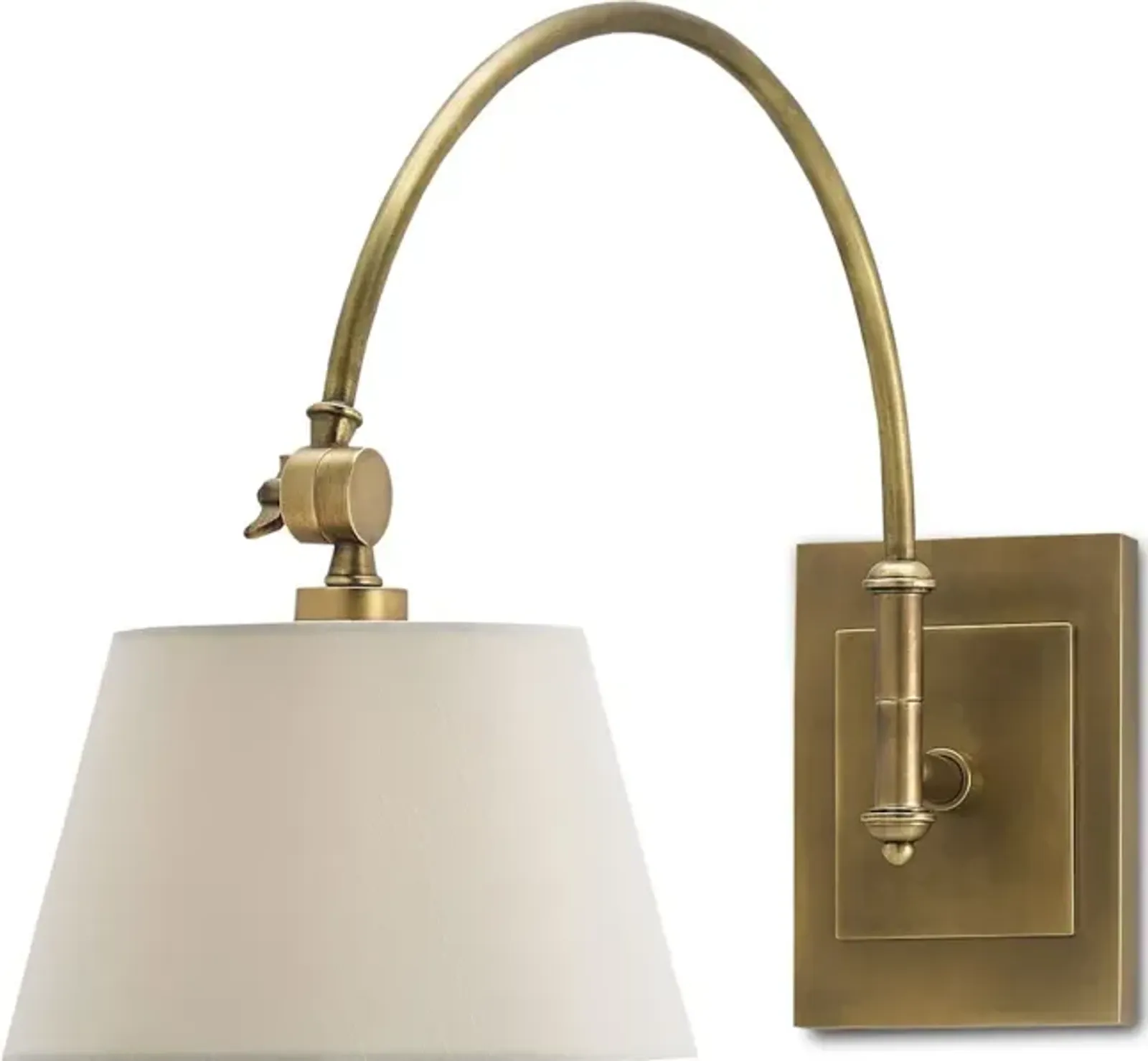 Ashby Brass Swing-Arm Wall Sconce