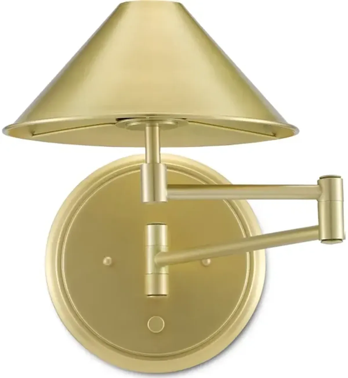 Seton Brass Swing-Arm Wall Sconce