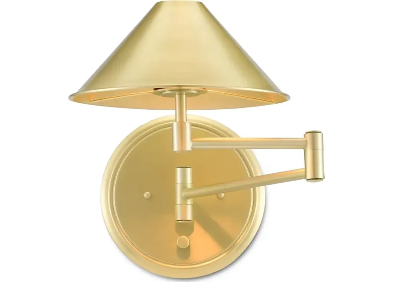 Seton Brass Swing-Arm Wall Sconce