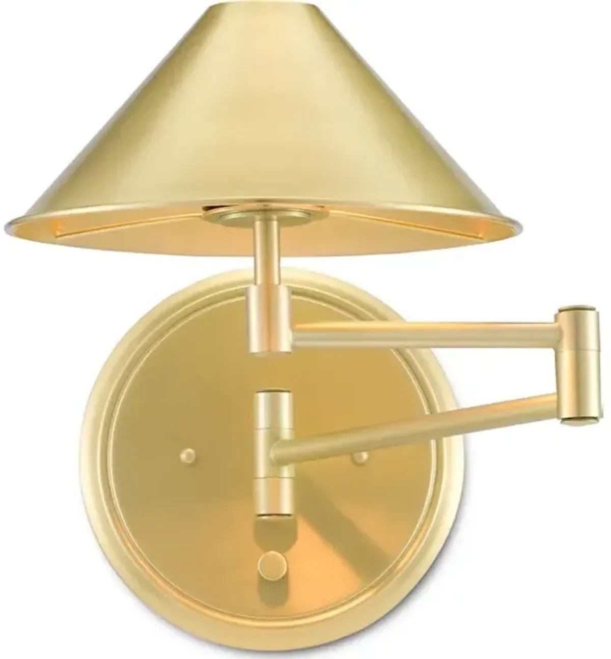 Seton Brass Swing-Arm Wall Sconce