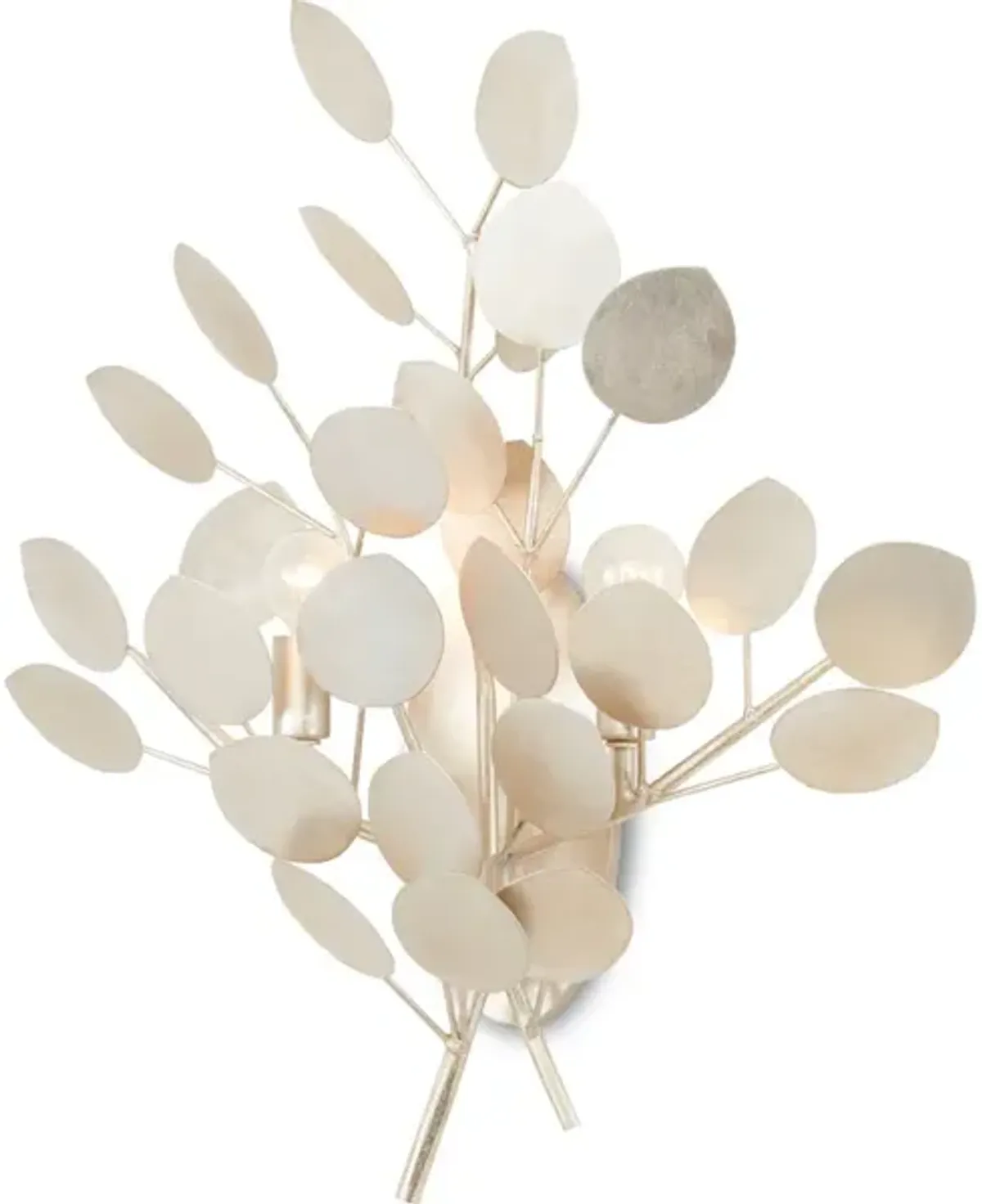 Lunaria Silver Wall Sconce