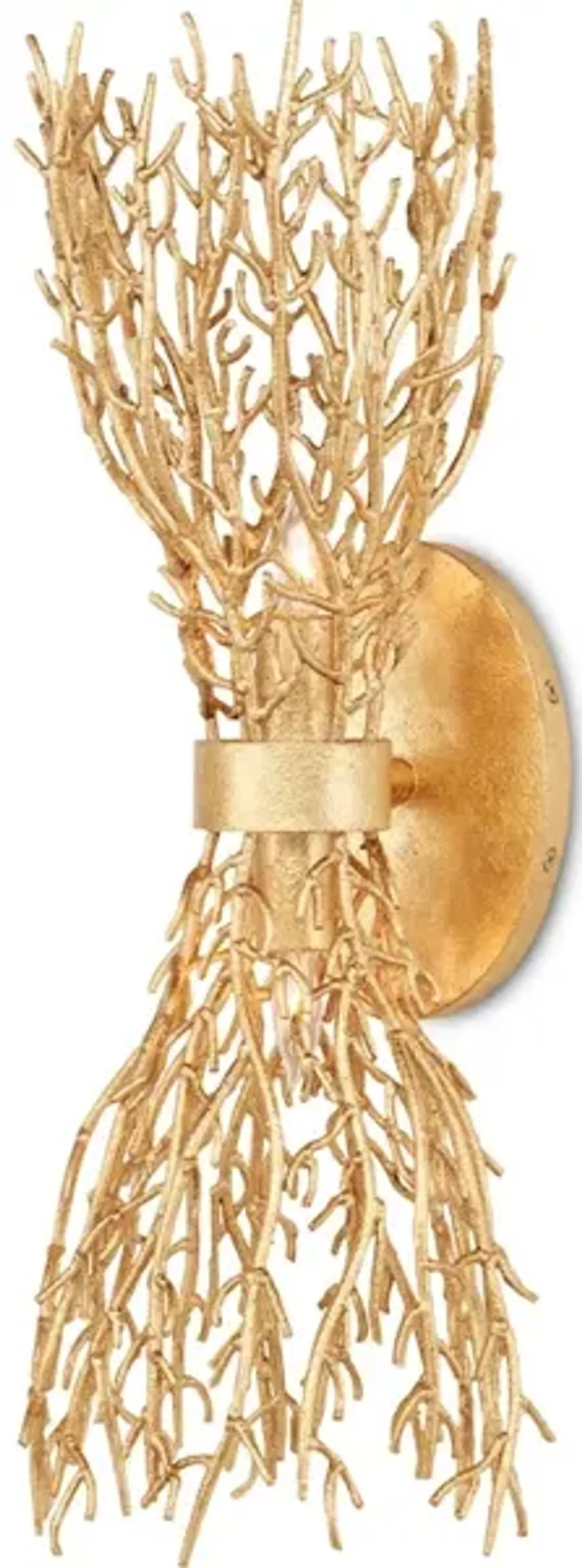 Sea Fan Gold Wall Sconce