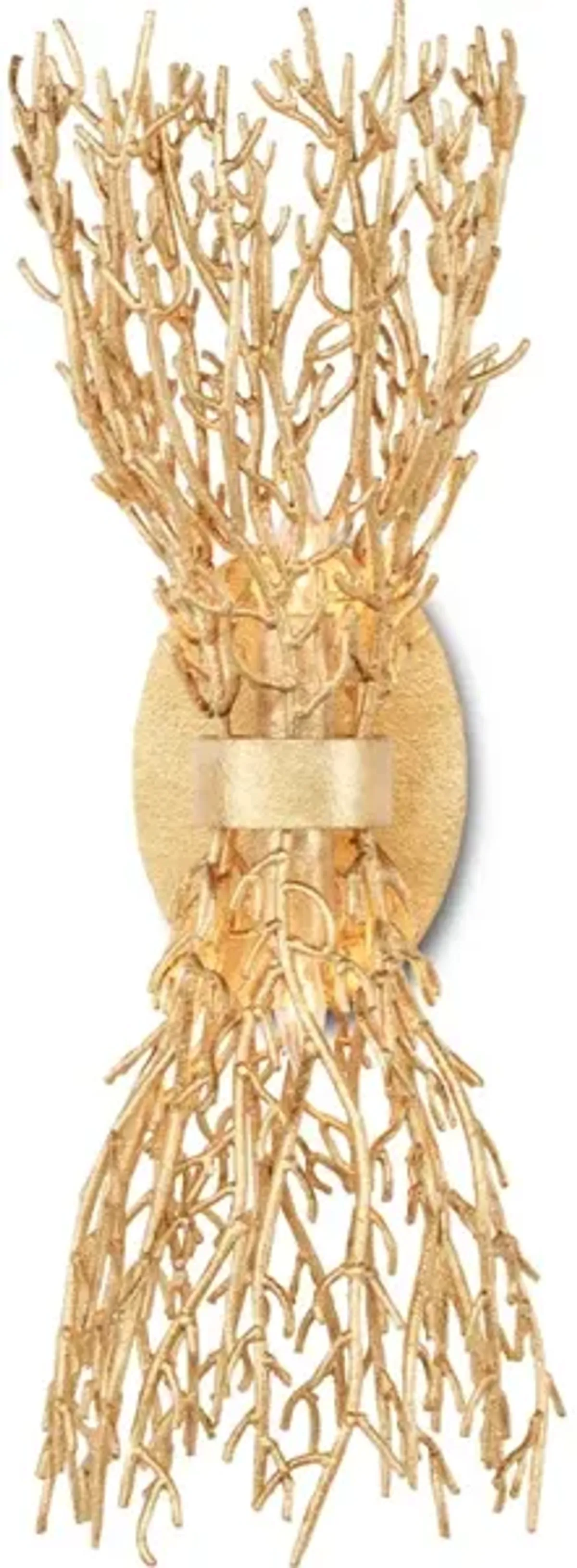 Sea Fan Gold Wall Sconce