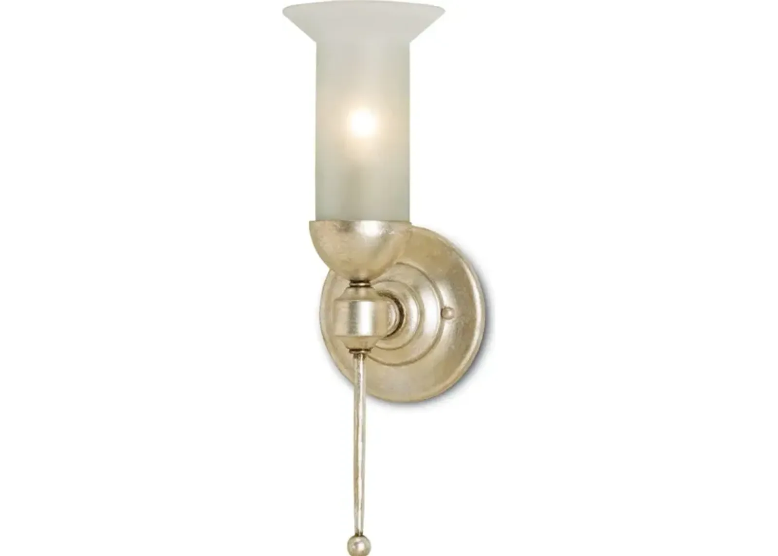 Pristine Silver Wall Sconce