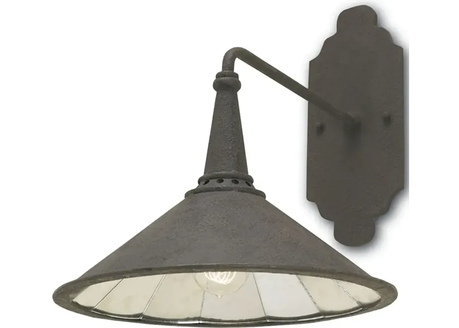 Manuscript Black Wall Sconce