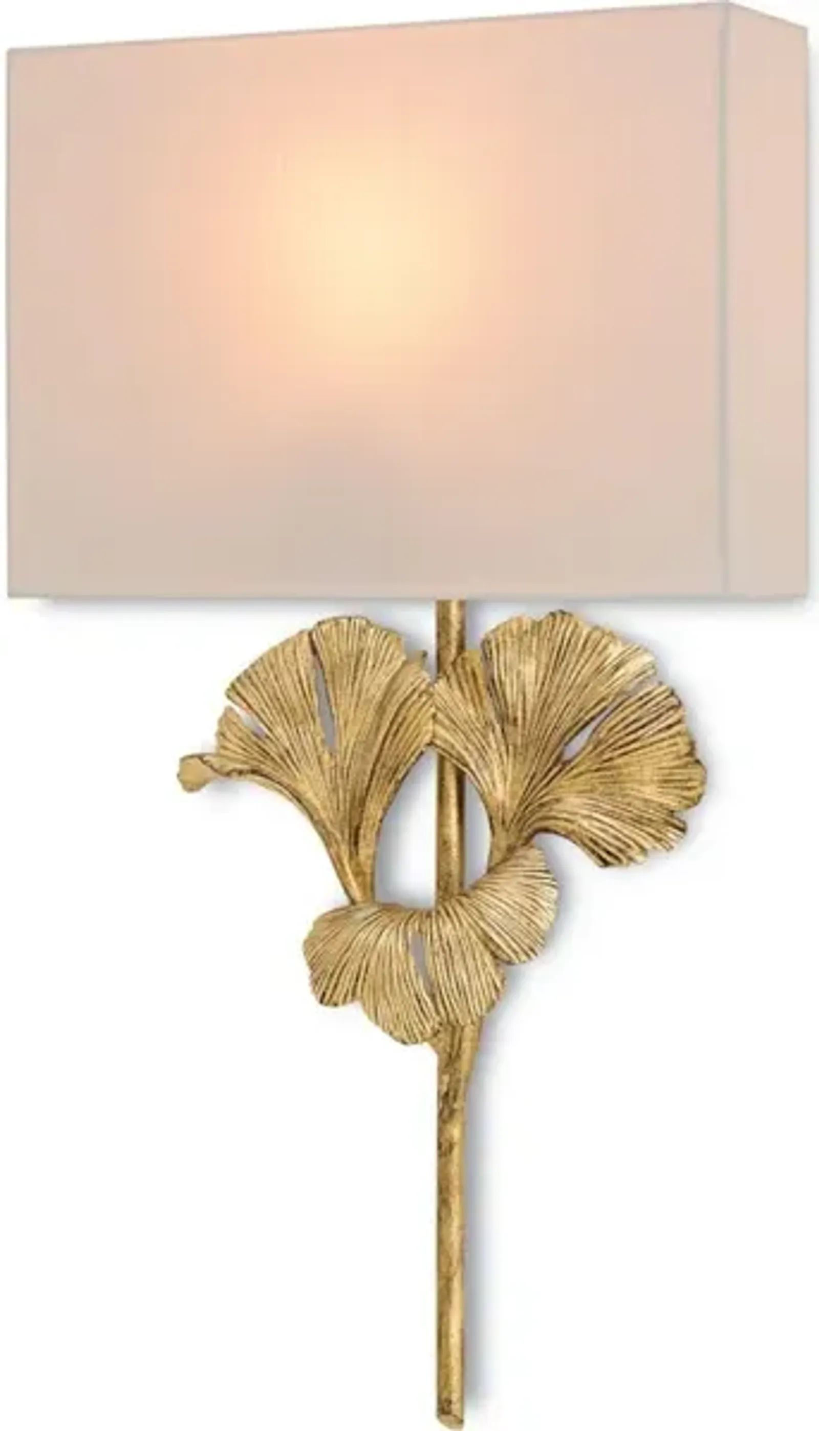 Gingko Gold Wall Sconce