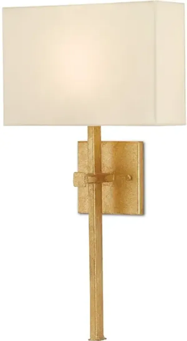 Ashdown Gold Wall Sconce
