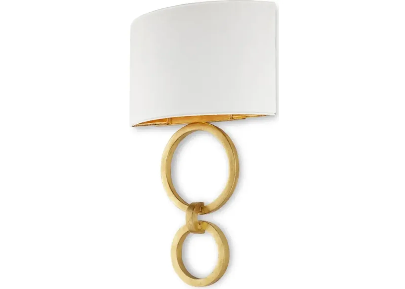 Bolebrook White Wall Sconce, White Shade