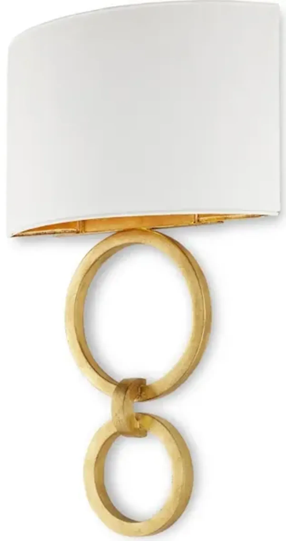 Bolebrook White Wall Sconce, White Shade