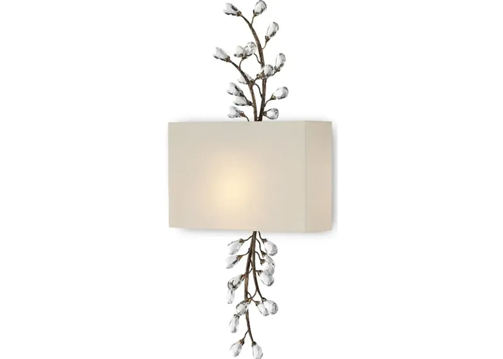 Crystal Bud Tall Wall Sconce