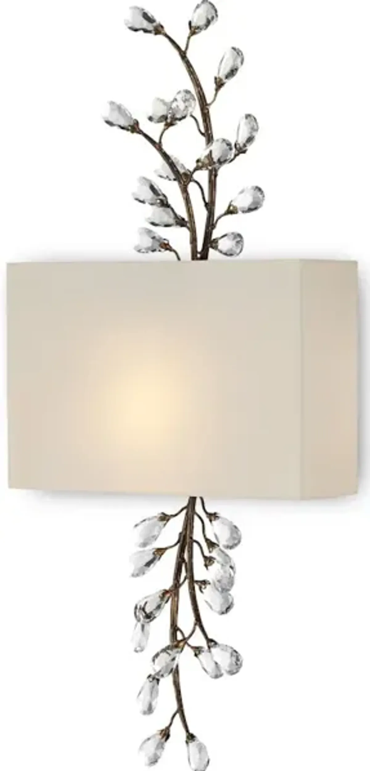 Crystal Bud Tall Wall Sconce