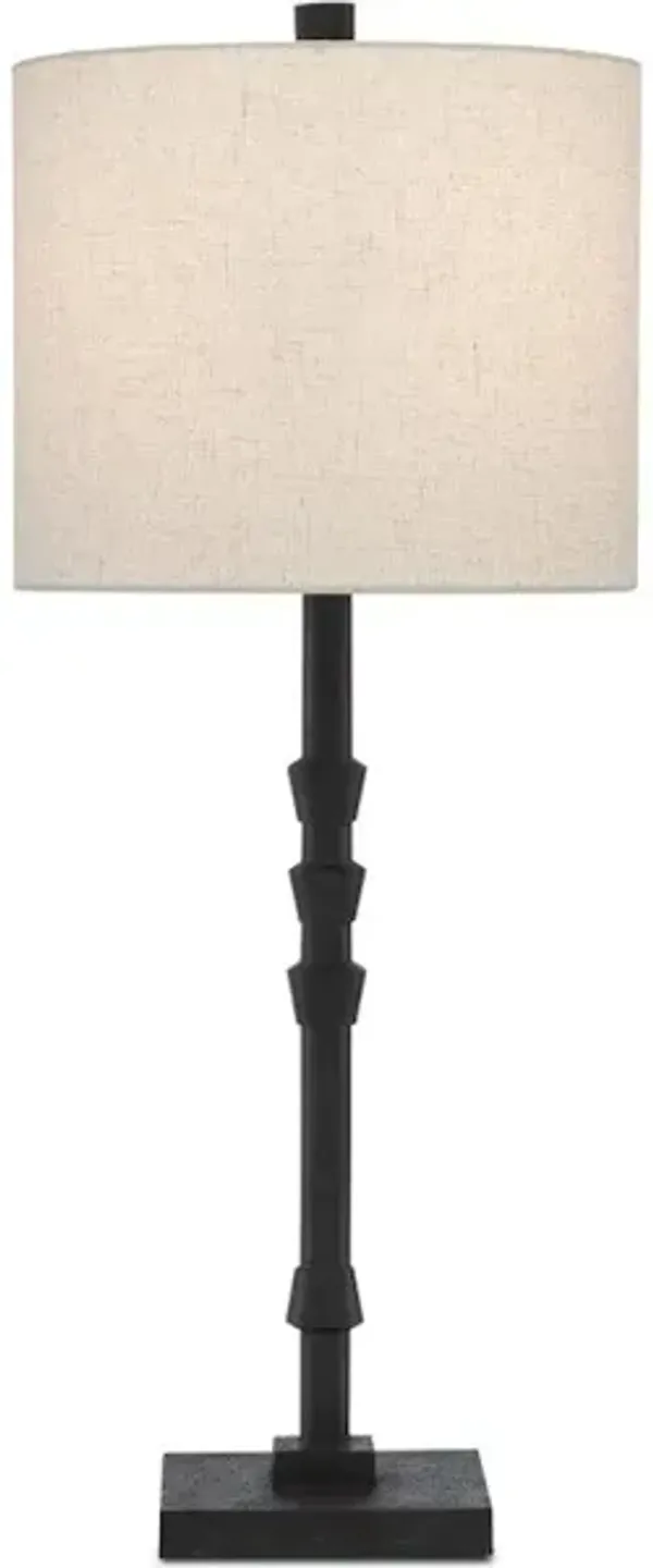 Lohn Black Table Lamp