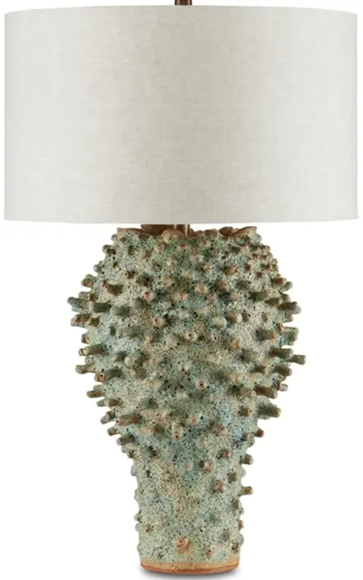 Sea Urchin Green Table Lamp