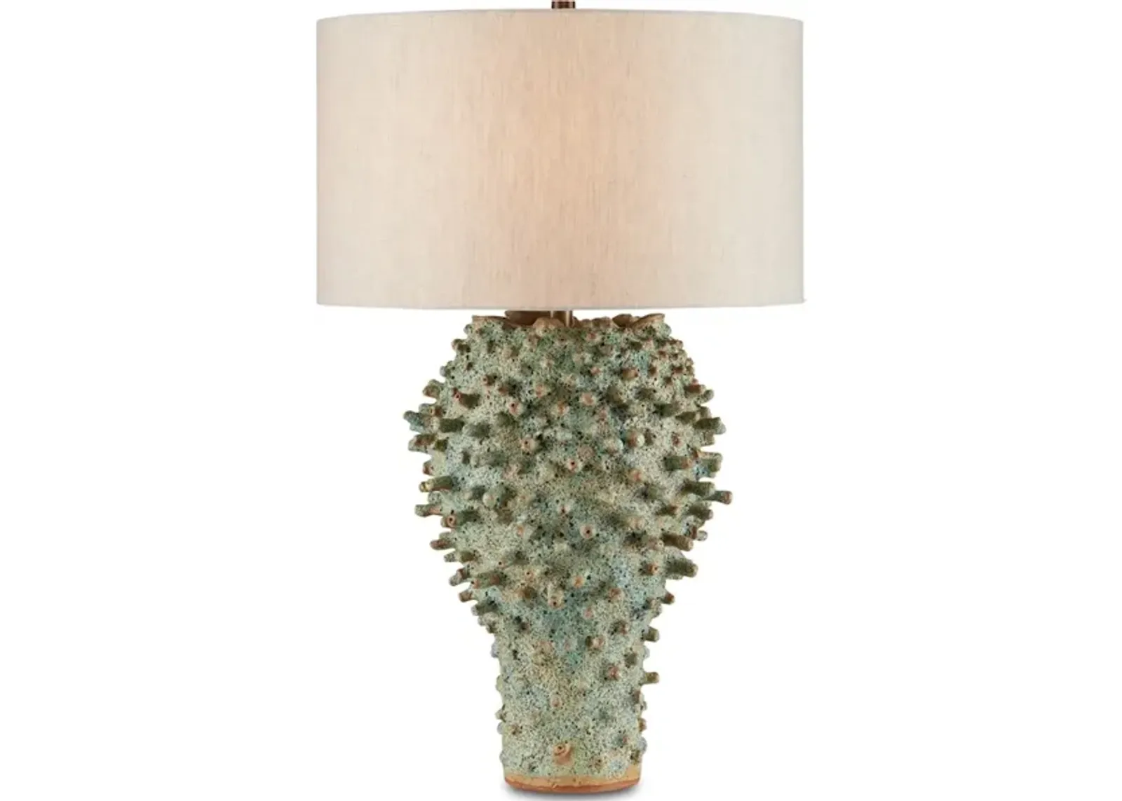 Sea Urchin Green Table Lamp