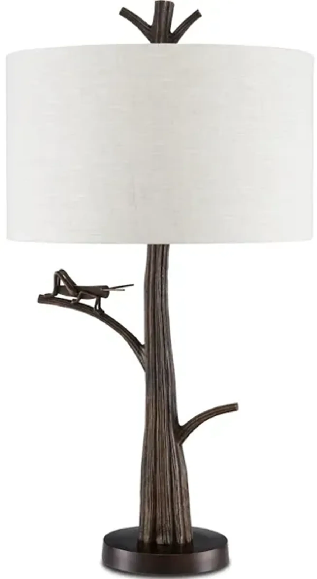 Grasshopper Bronze Table Lamp