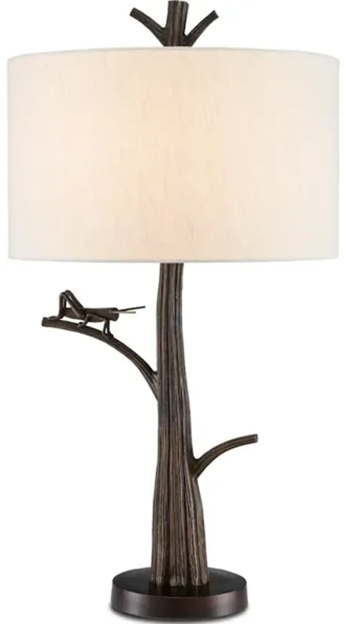 Grasshopper Bronze Table Lamp