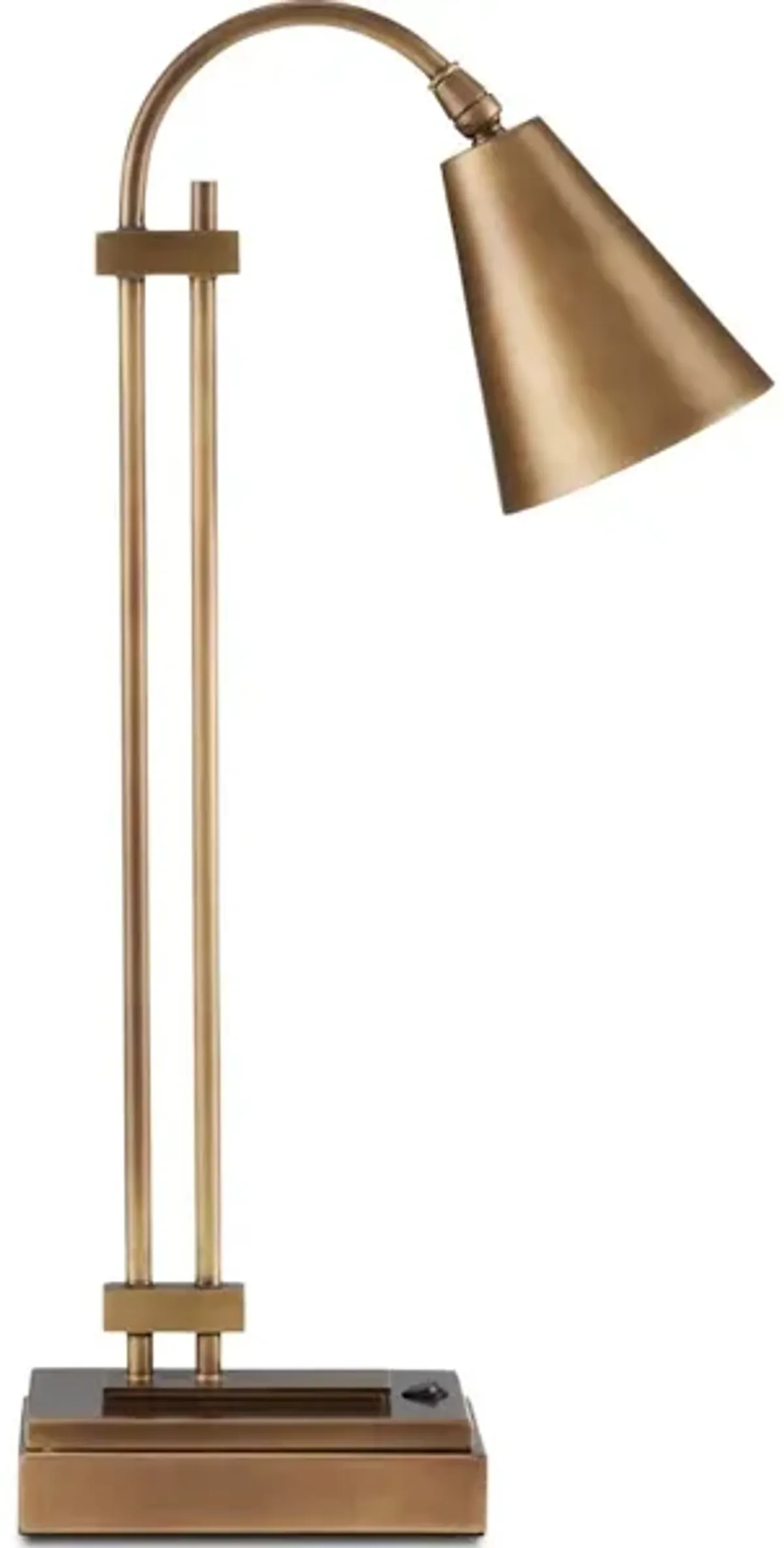 Symmetry Brass Desk Lamp