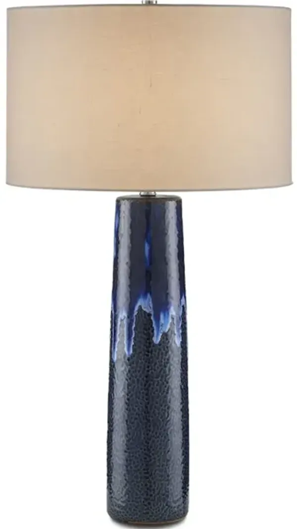 Kelmscott Blue Table Lamp