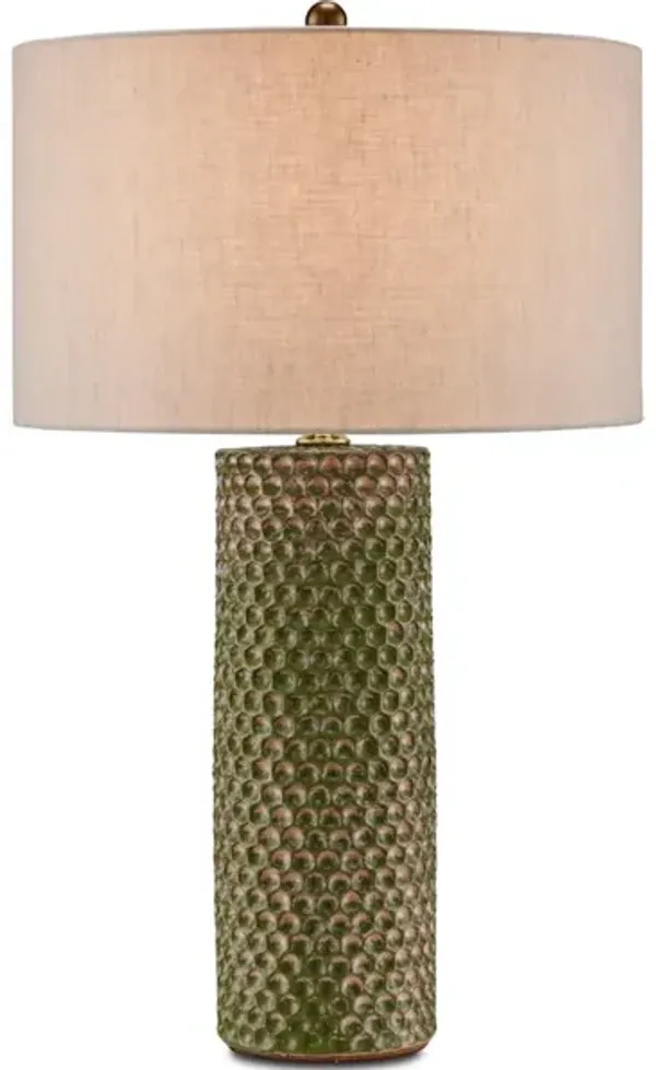 Polka Dot Green Table Lamp
