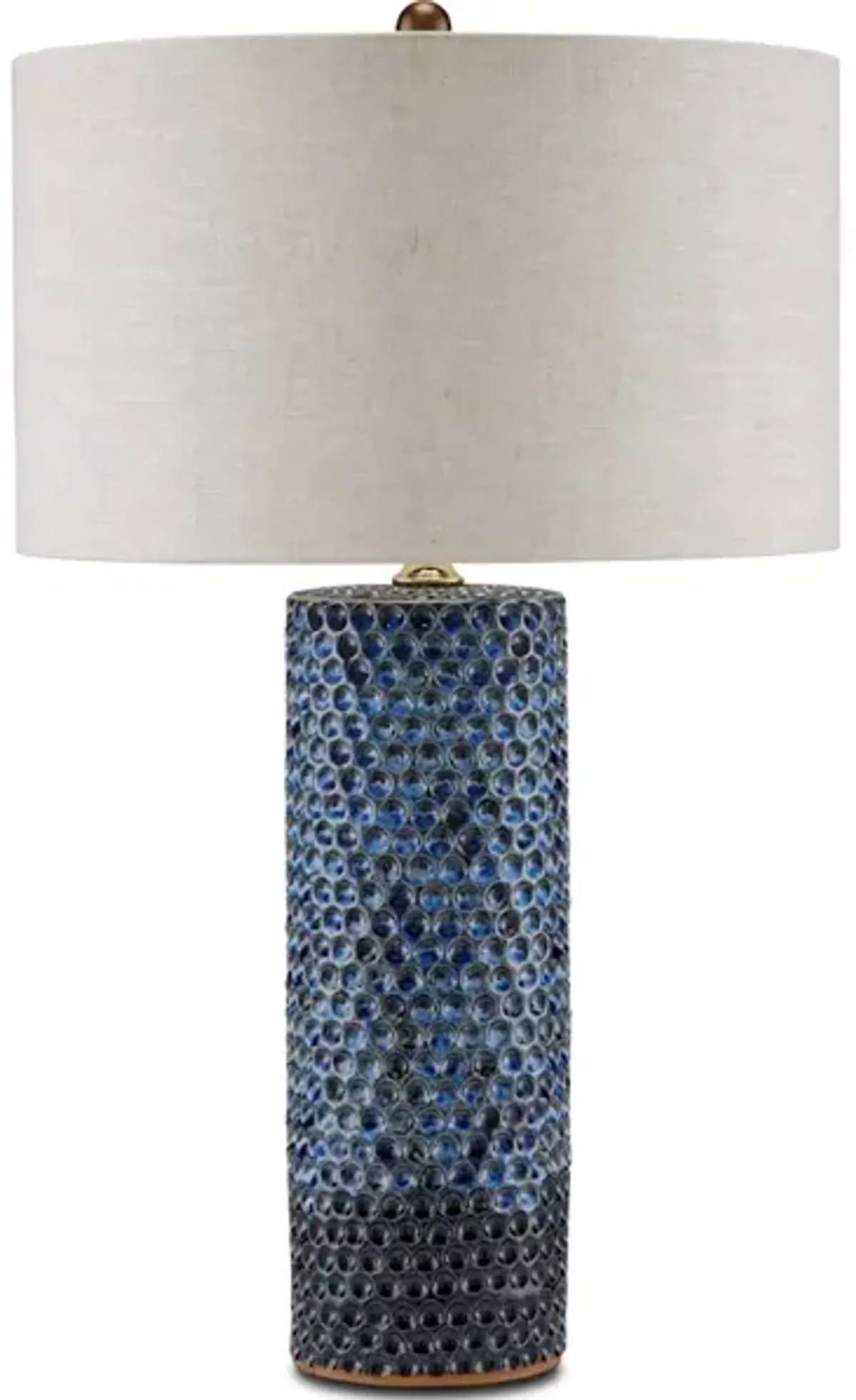 Polka Dot Blue Table Lamp