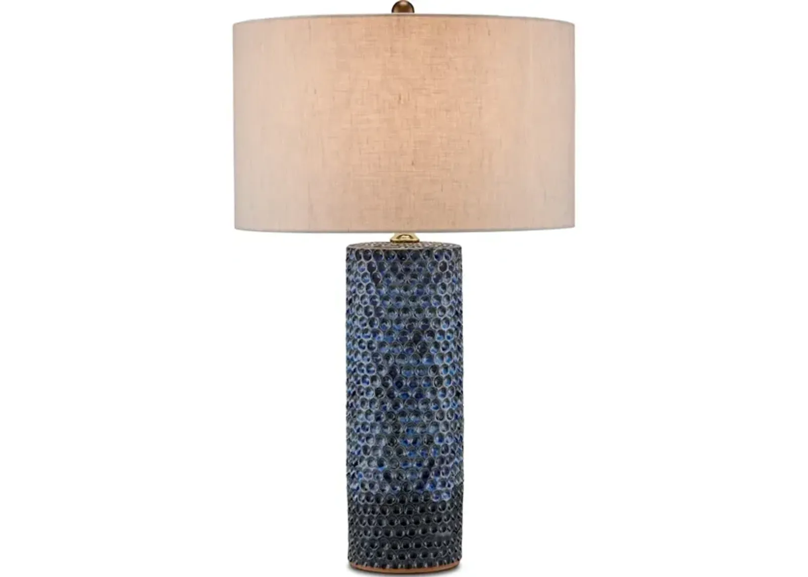 Polka Dot Blue Table Lamp