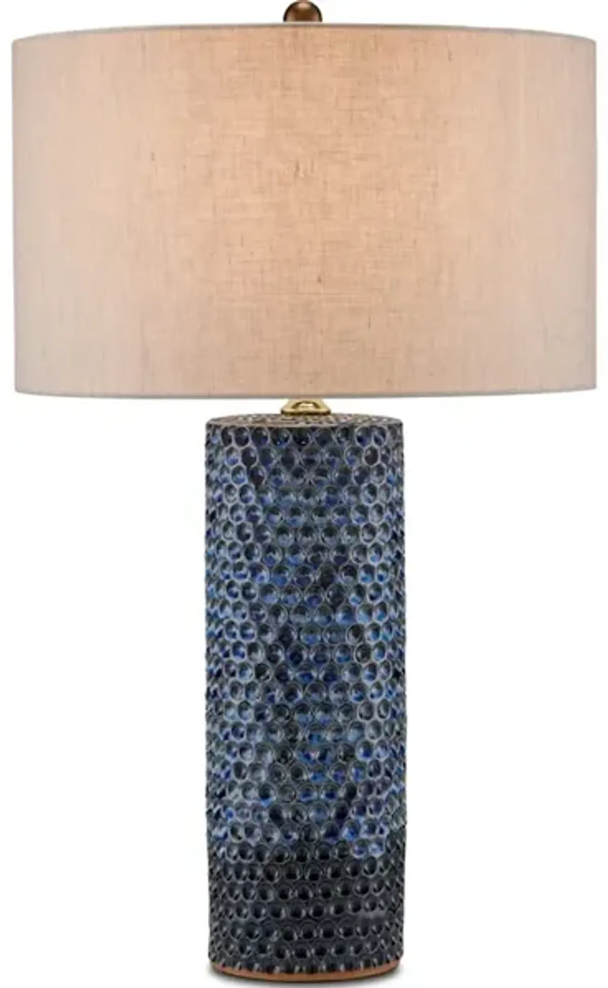 Polka Dot Blue Table Lamp