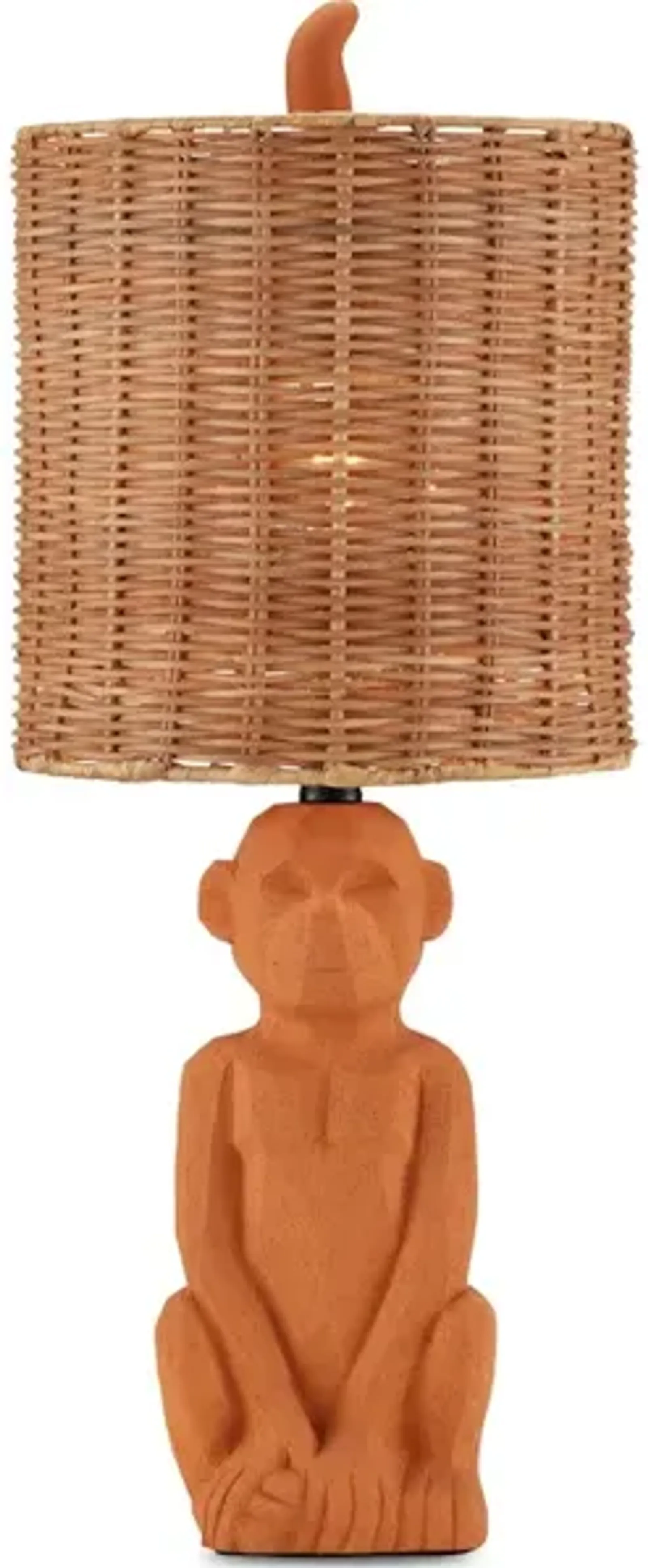 King Louie Terracotta Table Lamp